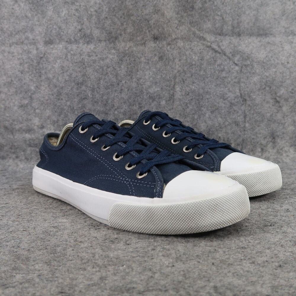 H&M Shoes Mens 10 Sneakers Casual Lifestyle Classic Canvas Lace Up Fashion Blue